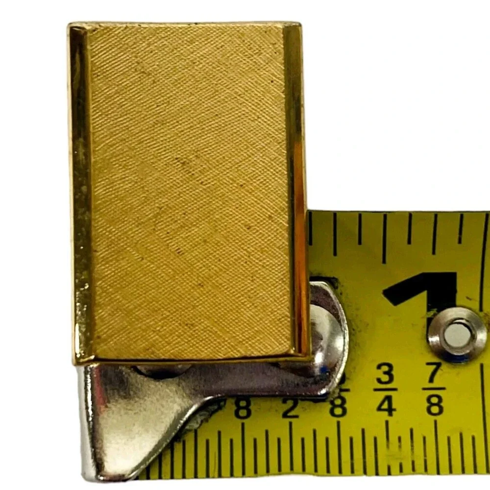 Cufflinks SWANK and FOSTER Contemporary Gold tone Silver tone with Blue stone